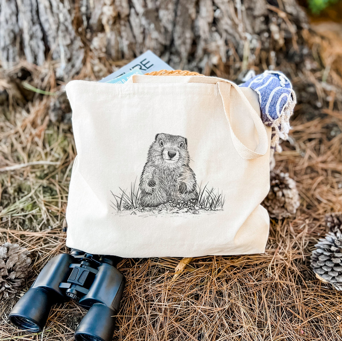 Groundhog - Marmota Monax - Tote Bag