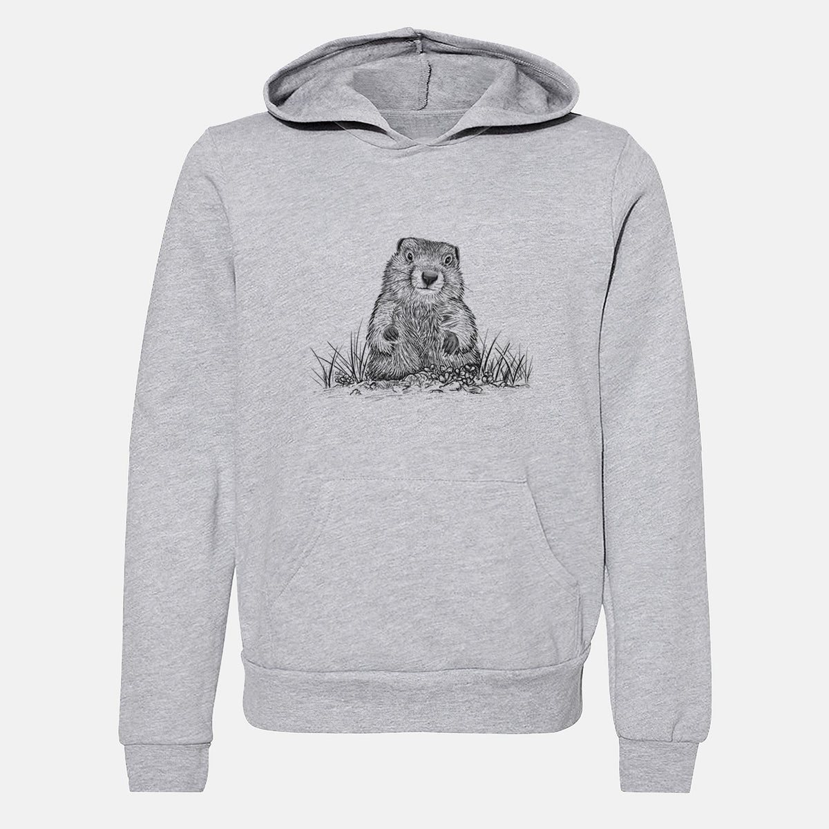 Groundhog - Marmota Monax - Youth Hoodie Sweatshirt