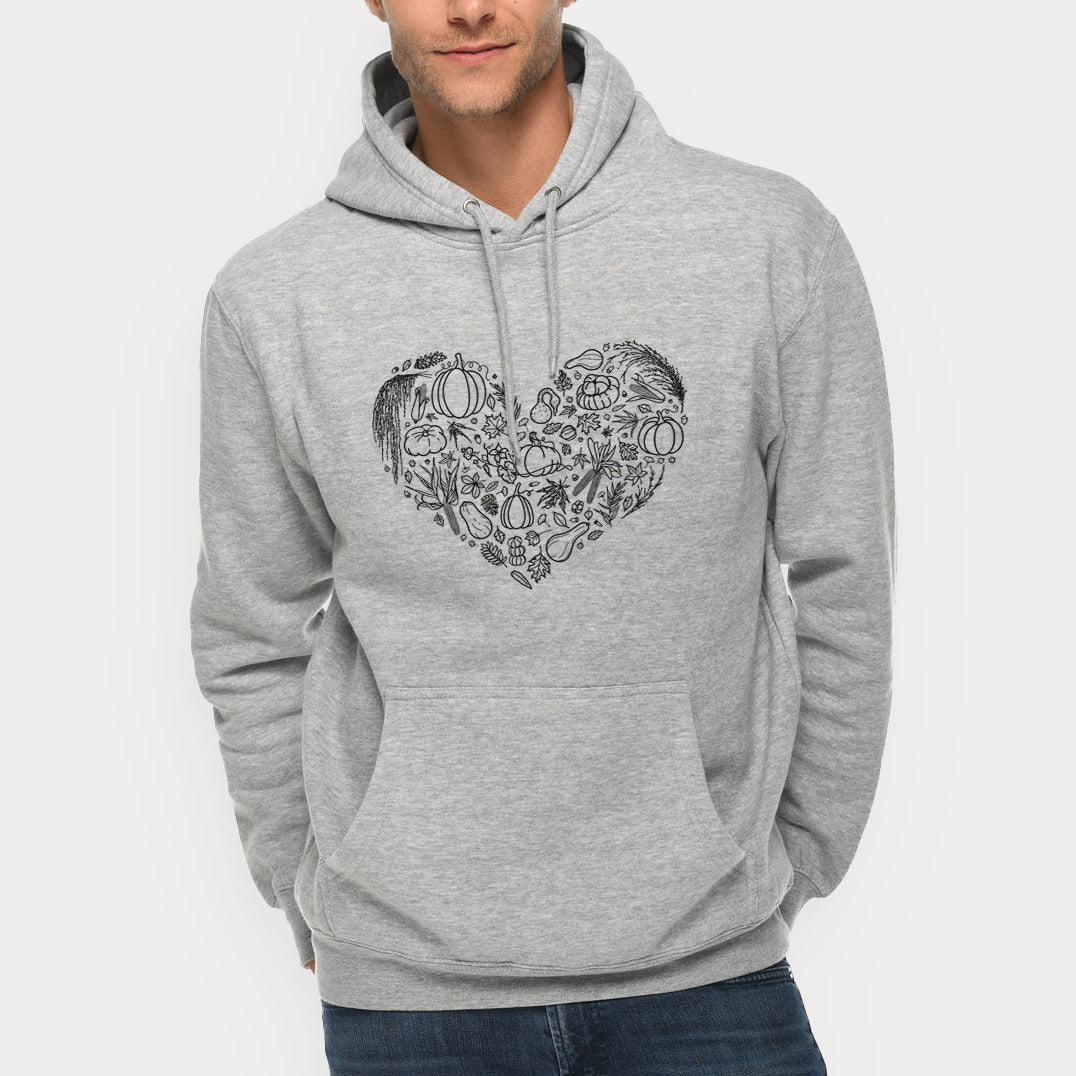 Heart Full of Fall  - Mid-Weight Unisex Premium Blend Hoodie