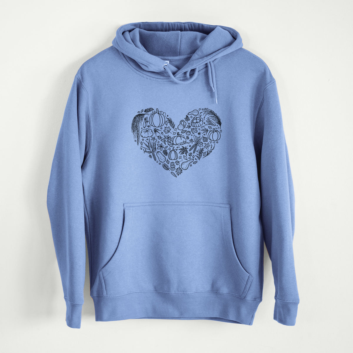 Heart Full of Fall  - Mid-Weight Unisex Premium Blend Hoodie