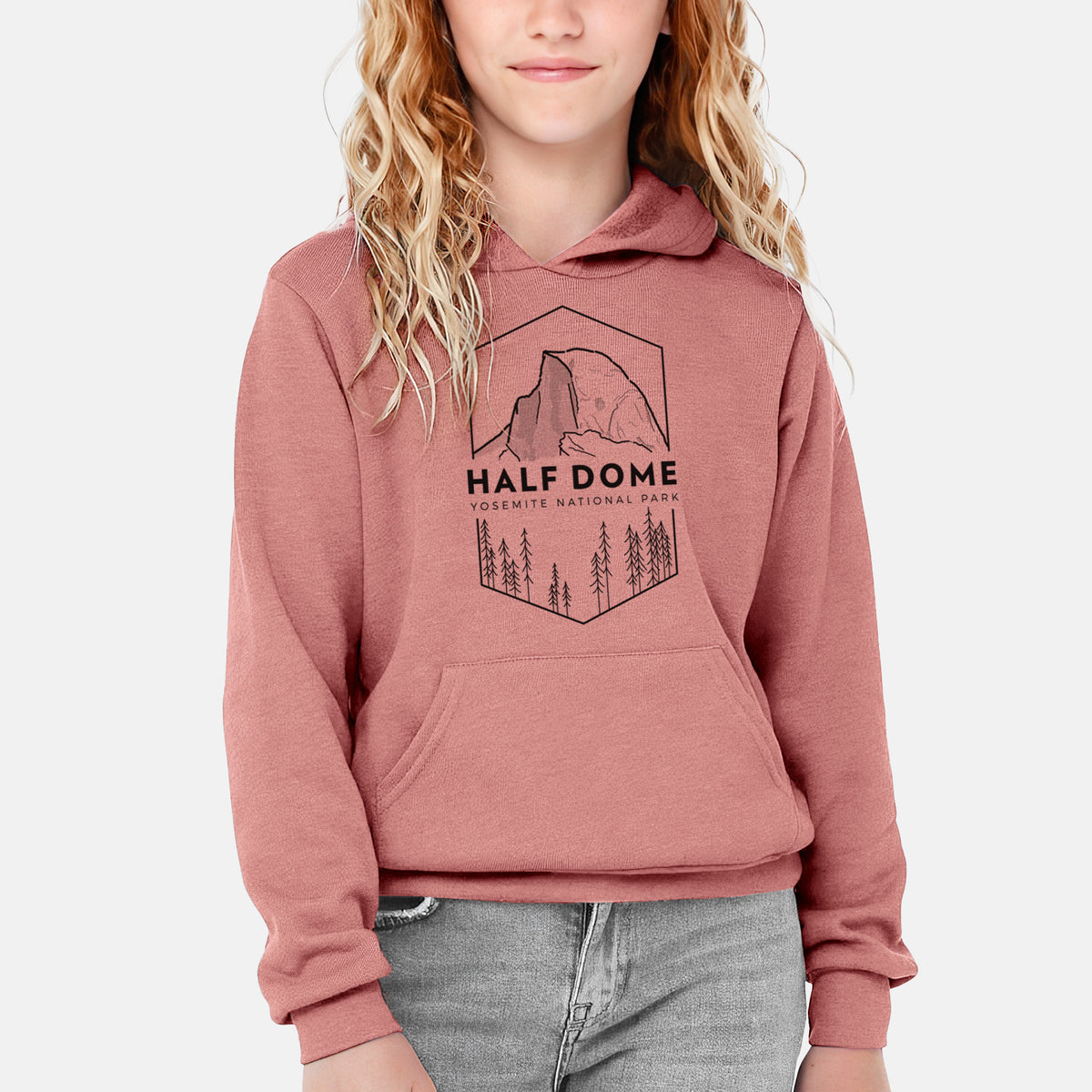 Half Dome - Yosemite National Park - Youth Hoodie Sweatshirt