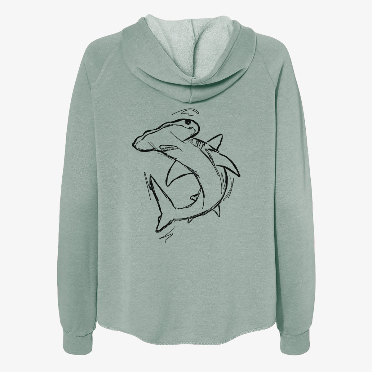 Hammerhead Shark - Women&#39;s Cali Wave Zip-Up Sweatshirt