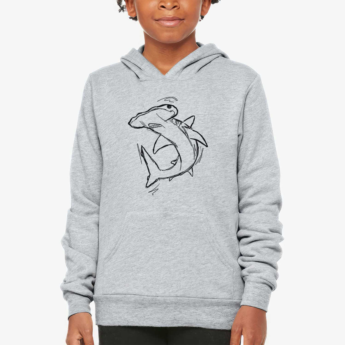 Hammerhead Shark - Youth Hoodie Sweatshirt