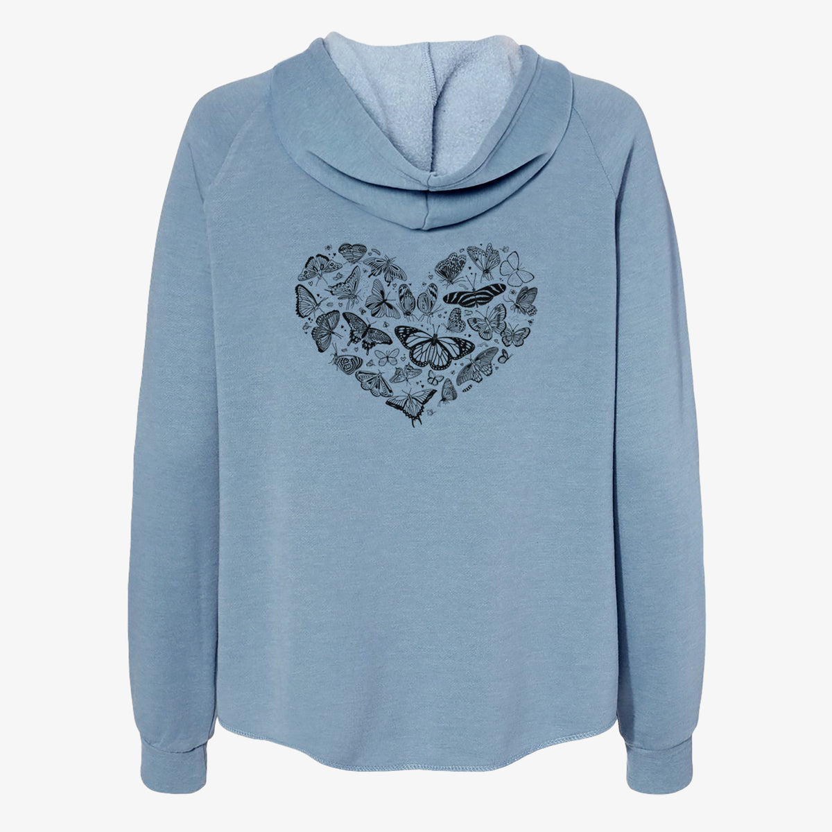Heart Full of Butterflies - Women&#39;s Cali Wave Zip-Up Sweatshirt