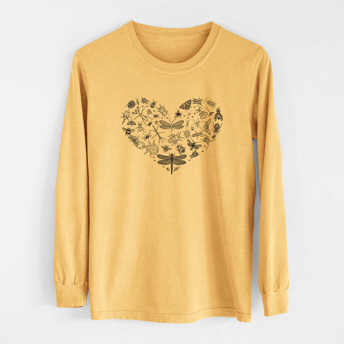 Heart Full of Insects - Heavyweight 100% Cotton Long Sleeve