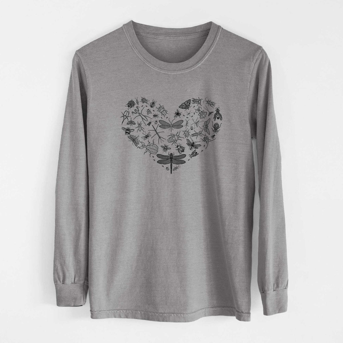 Heart Full of Insects - Heavyweight 100% Cotton Long Sleeve