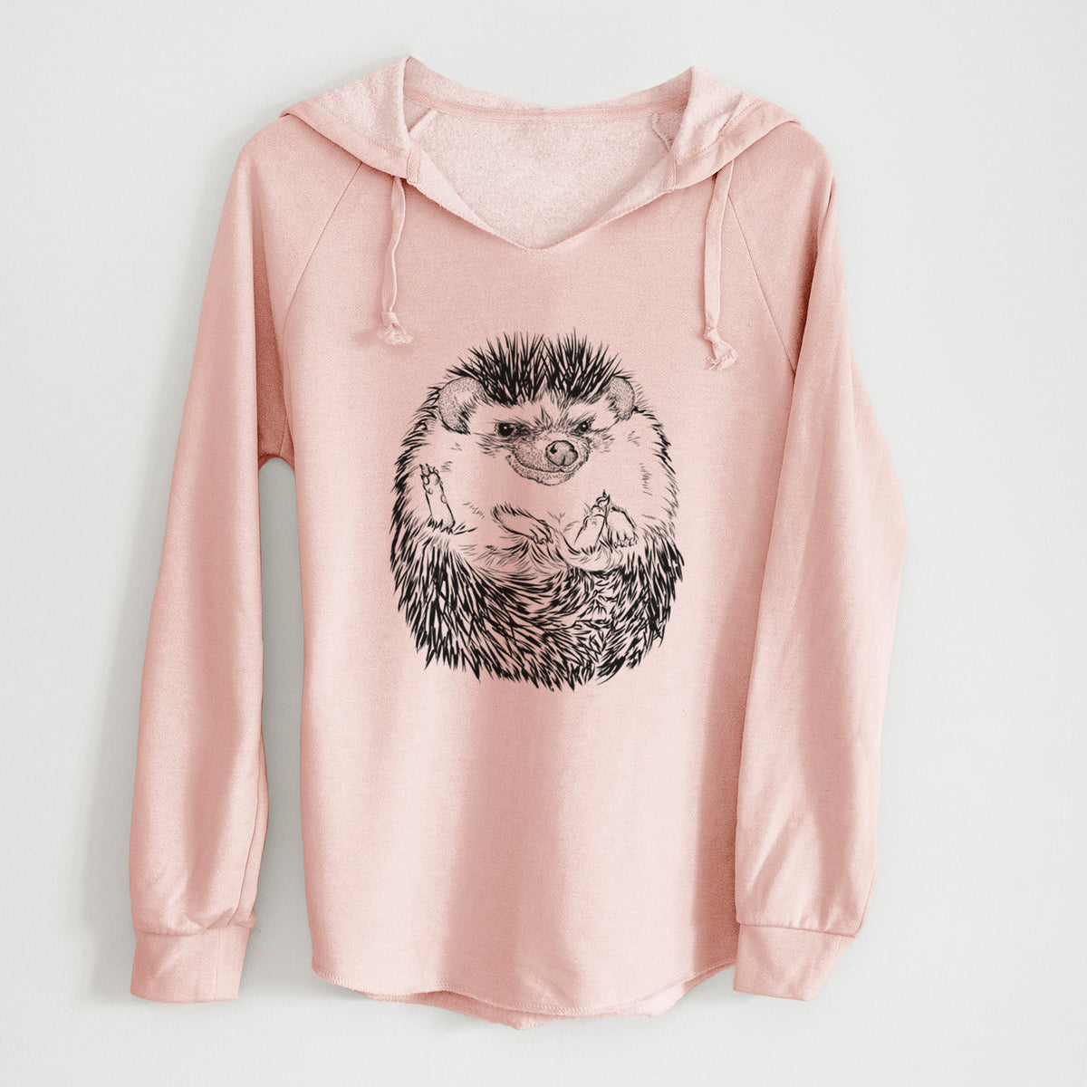 African Pygmy Hedgehog - Atelerix albiventris - Cali Wave Hooded Sweatshirt
