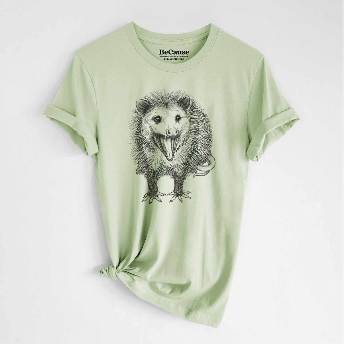 Hissing Opossum - Didelphidae - Lightweight 100% Cotton Unisex Crewneck