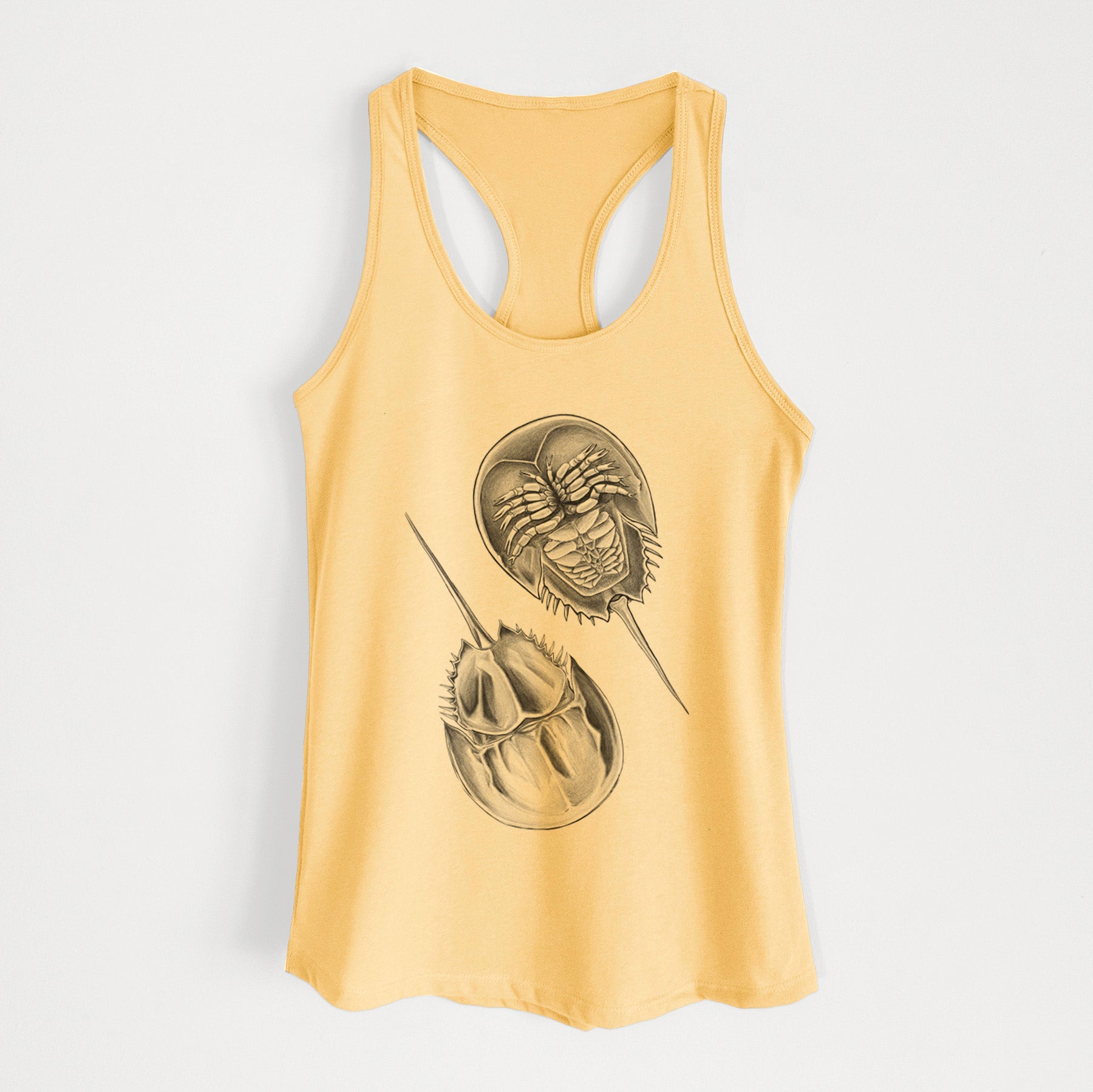 Atlantic Horseshoe Crab - Limulus polyphemus - Women's Racerback Tanktop