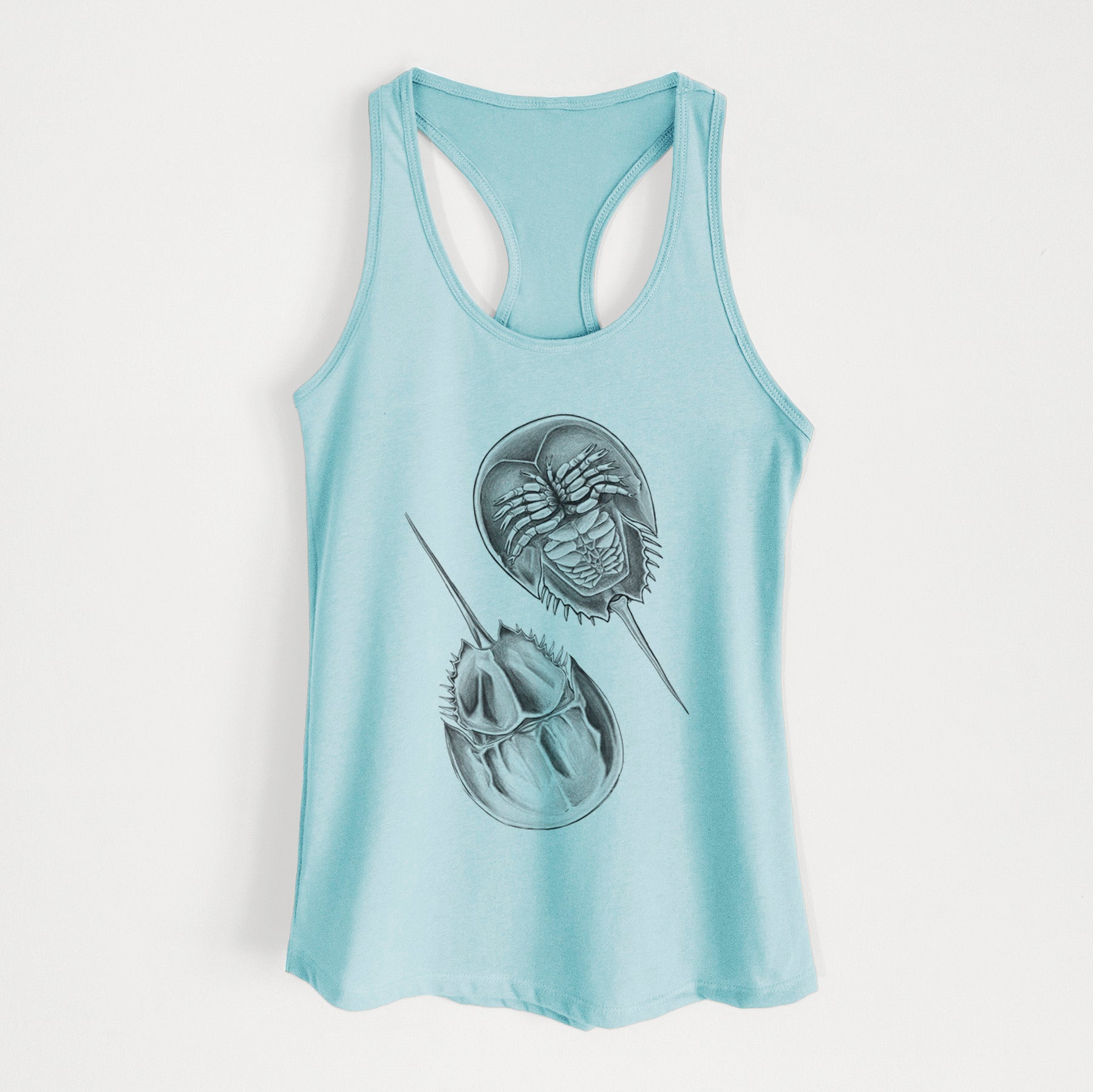 Atlantic Horseshoe Crab - Limulus polyphemus - Women's Racerback Tanktop