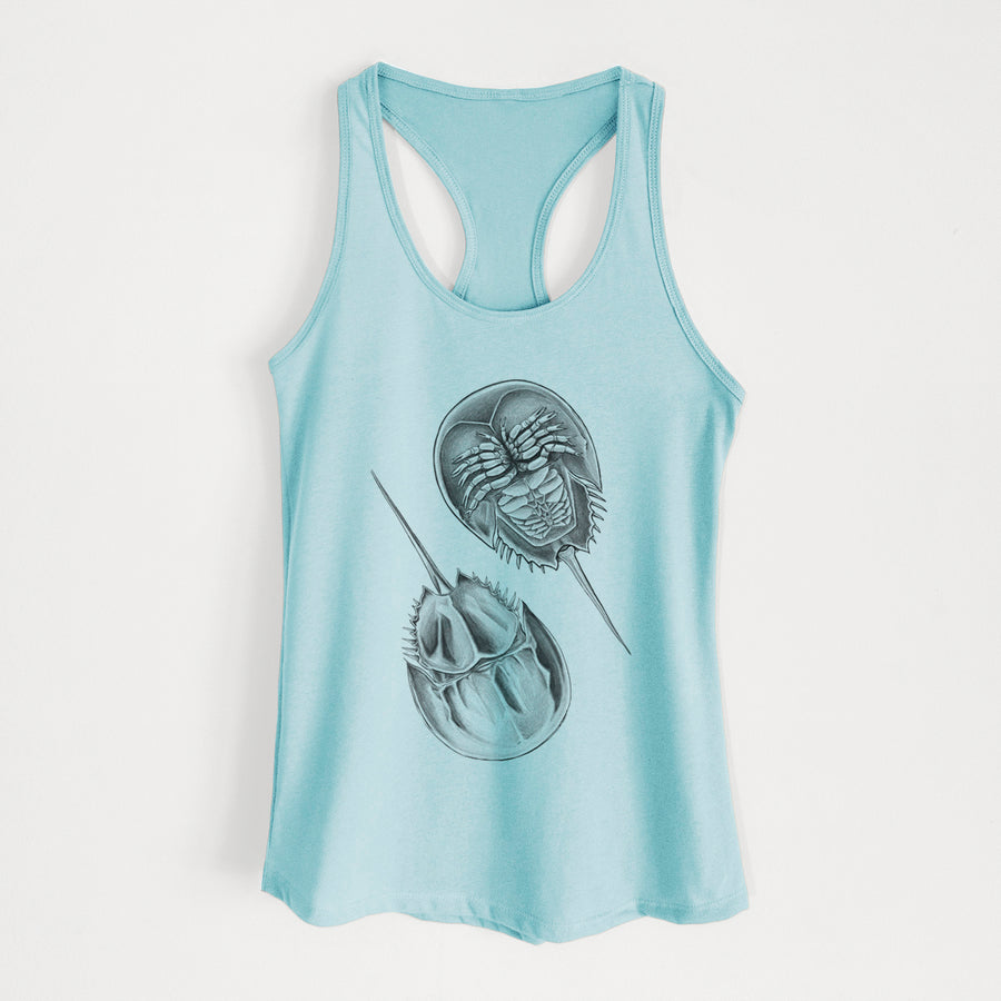 Atlantic Horseshoe Crab - Limulus polyphemus - Women's Racerback Tanktop