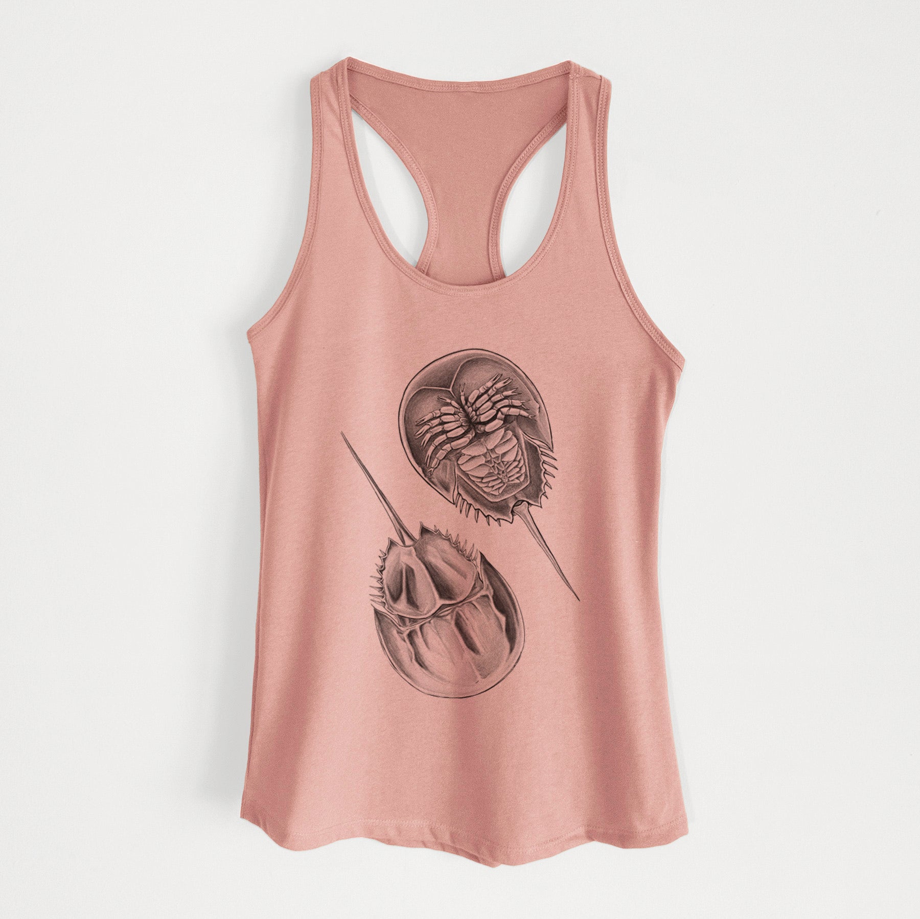 Atlantic Horseshoe Crab - Limulus polyphemus - Women's Racerback Tanktop
