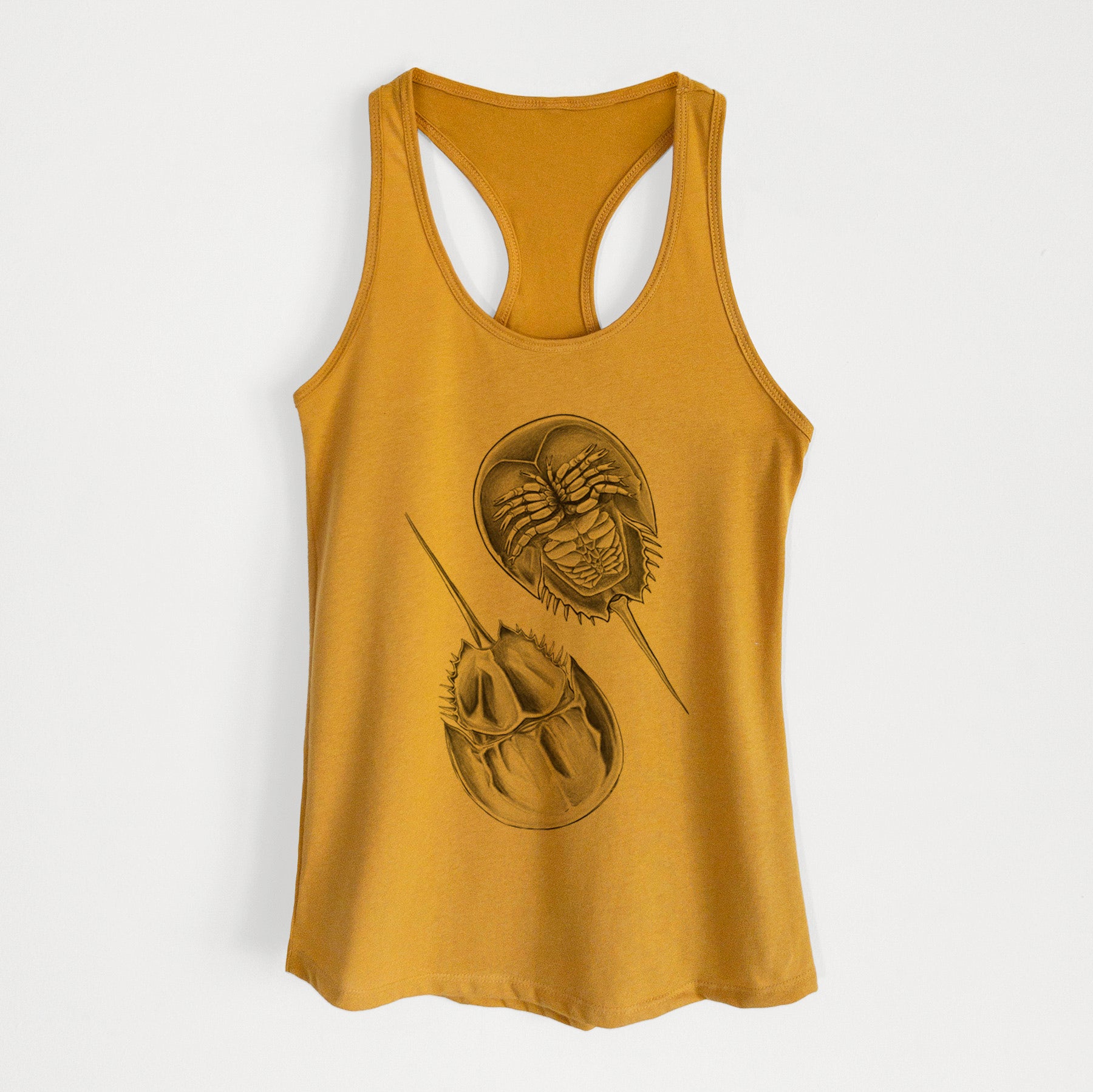 Atlantic Horseshoe Crab - Limulus polyphemus - Women's Racerback Tanktop