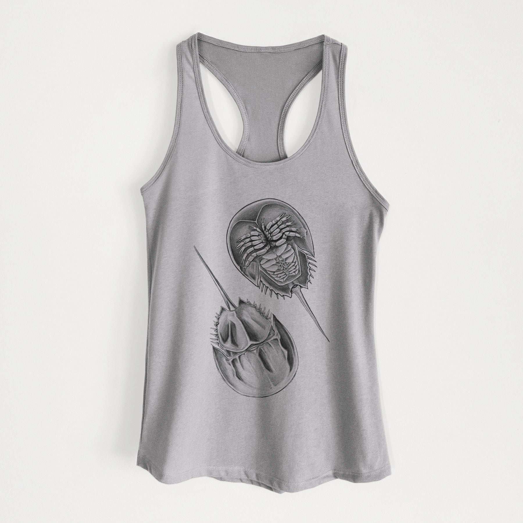 Atlantic Horseshoe Crab - Limulus polyphemus - Women's Racerback Tanktop