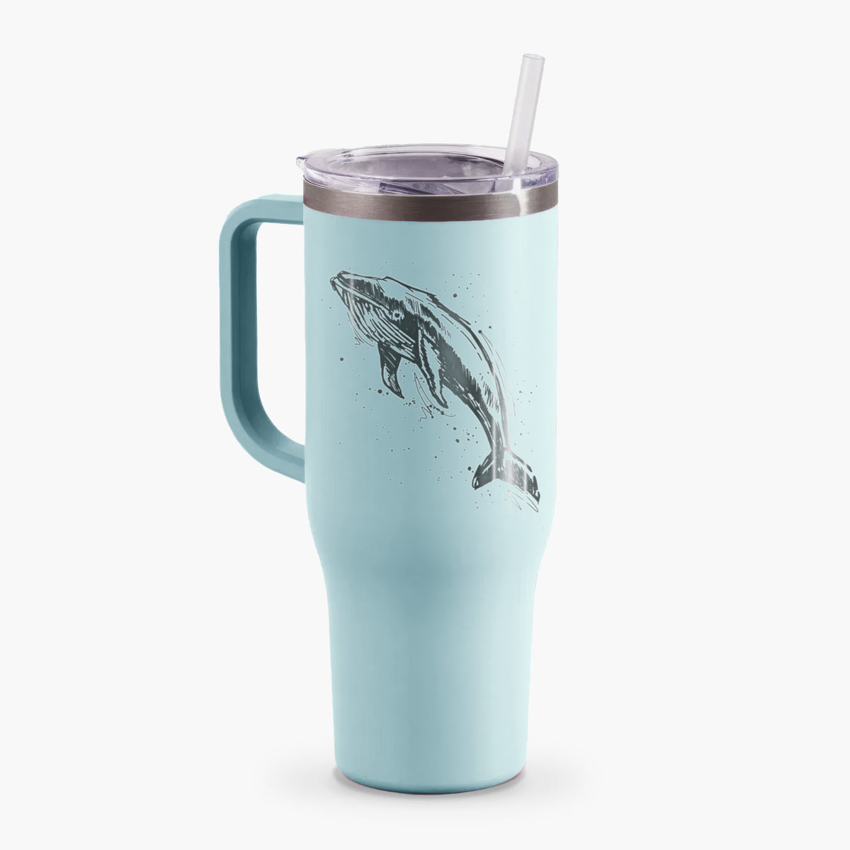 Humpback Whale - 40oz Tumbler with Handle