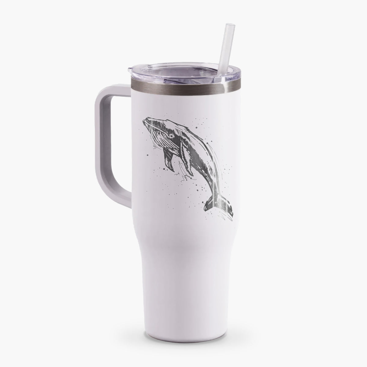 Humpback Whale - 40oz Tumbler with Handle