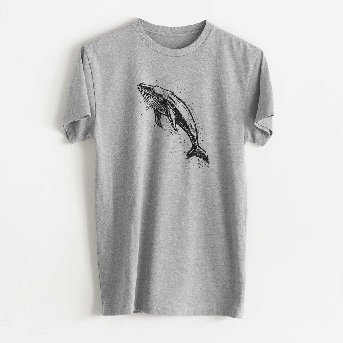 Humpback Whale - Unisex Recycled Eco Tee  - CLOSEOUT - FINAL SALE