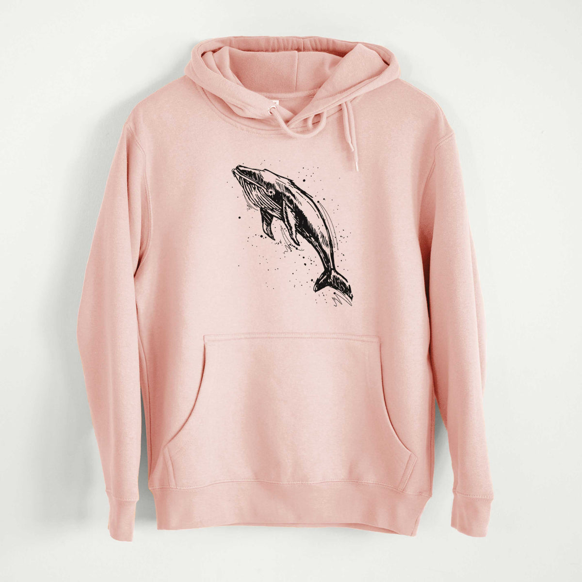 Humpback Whale  - Mid-Weight Unisex Premium Blend Hoodie