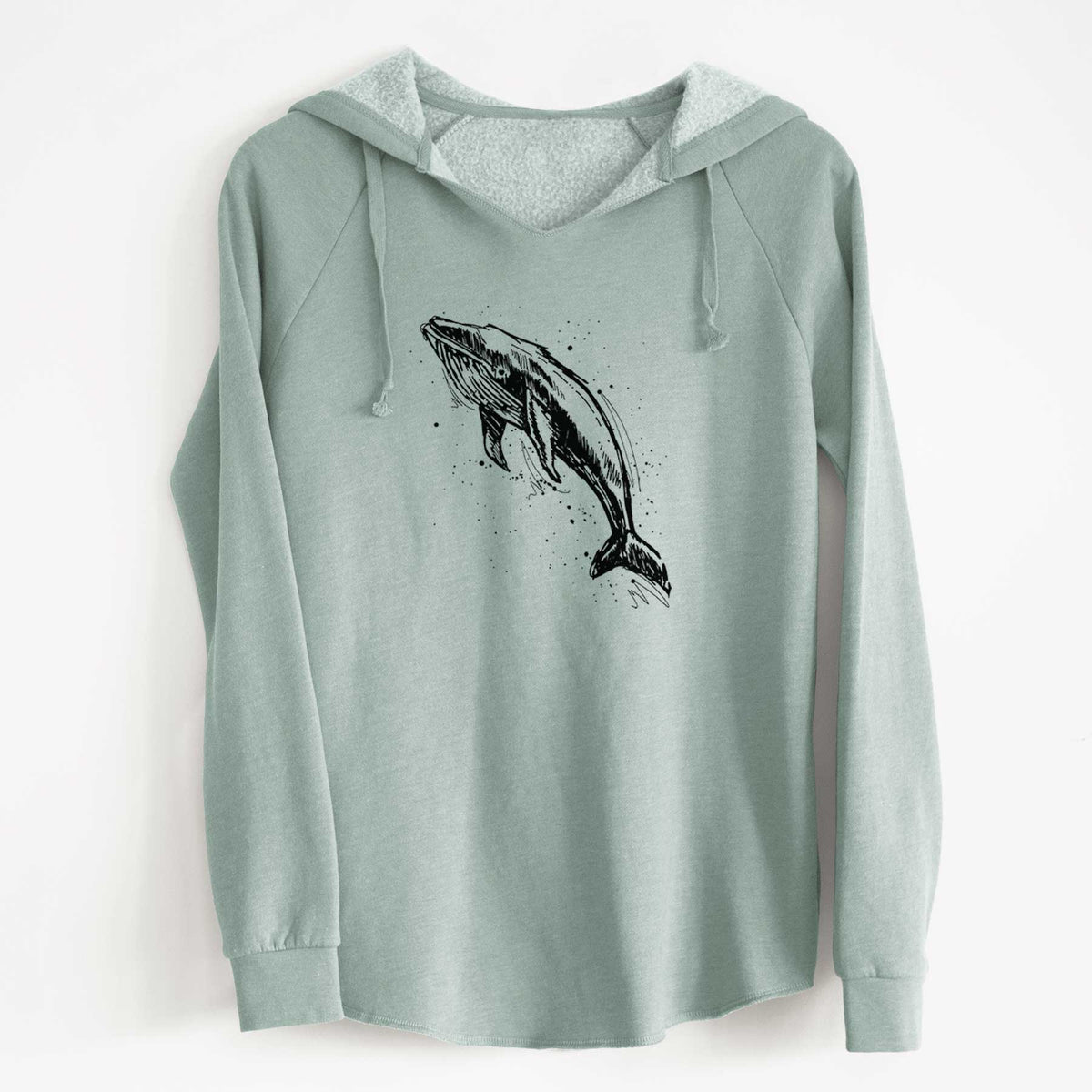 Humpback Whale - Cali Wave Hooded Sweatshirt