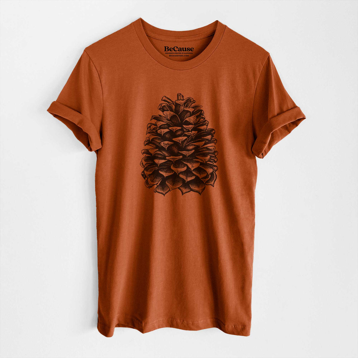 Pinus Jeffreyi - Jeffrey Pine Cone - Lightweight 100% Cotton Unisex Crewneck