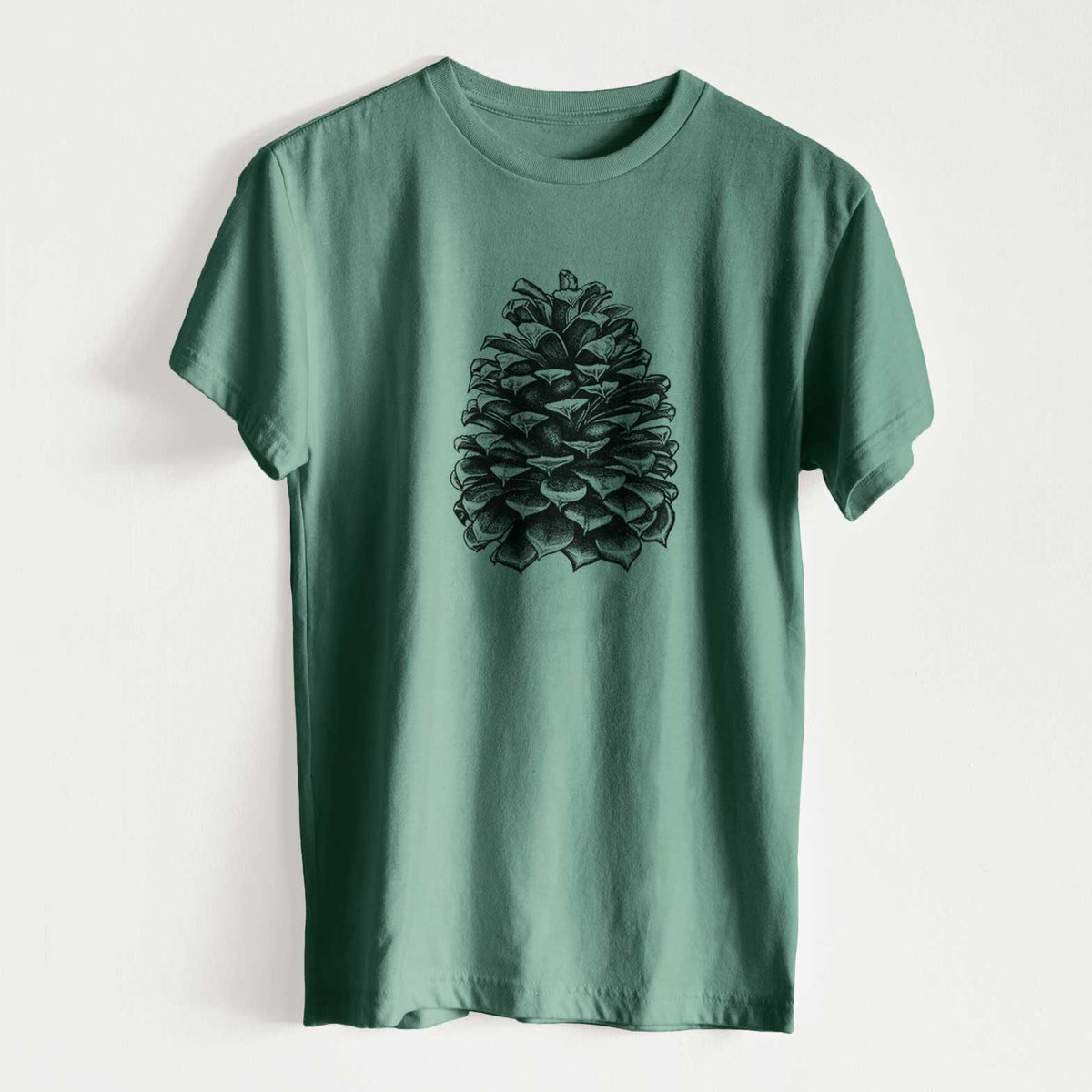 Pinus Jeffreyi - Jeffrey Pine Cone - Unisex Recycled Eco Tee  - CLOSEOUT - FINAL SALE