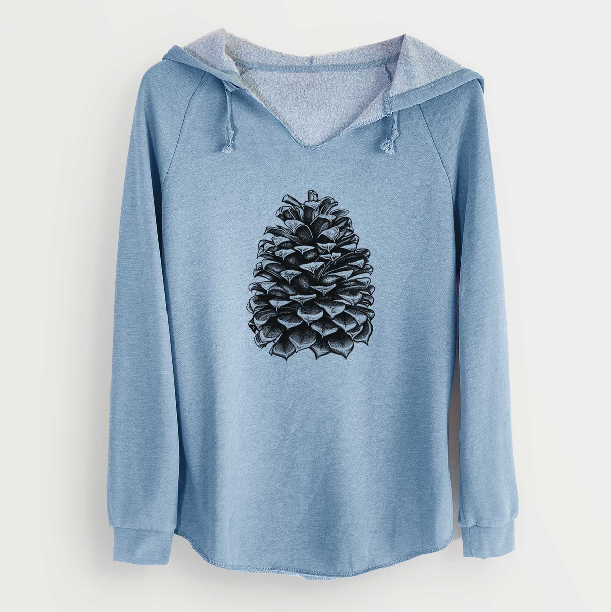 Pinus Jeffreyi - Jeffrey Pine Cone - Cali Wave Hooded Sweatshirt