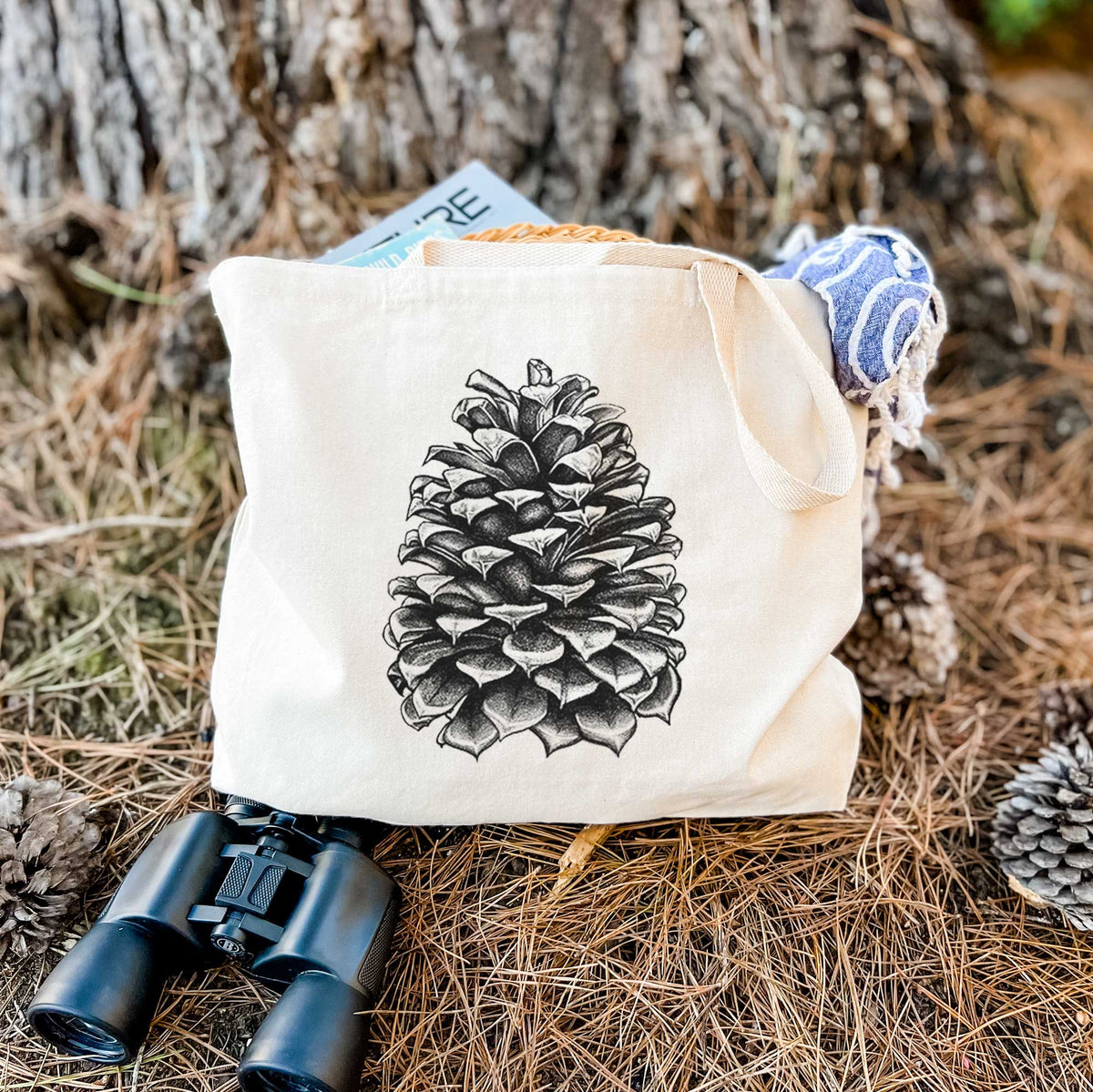 Pinus Jeffreyi - Jeffrey Pine Cone - Tote Bag
