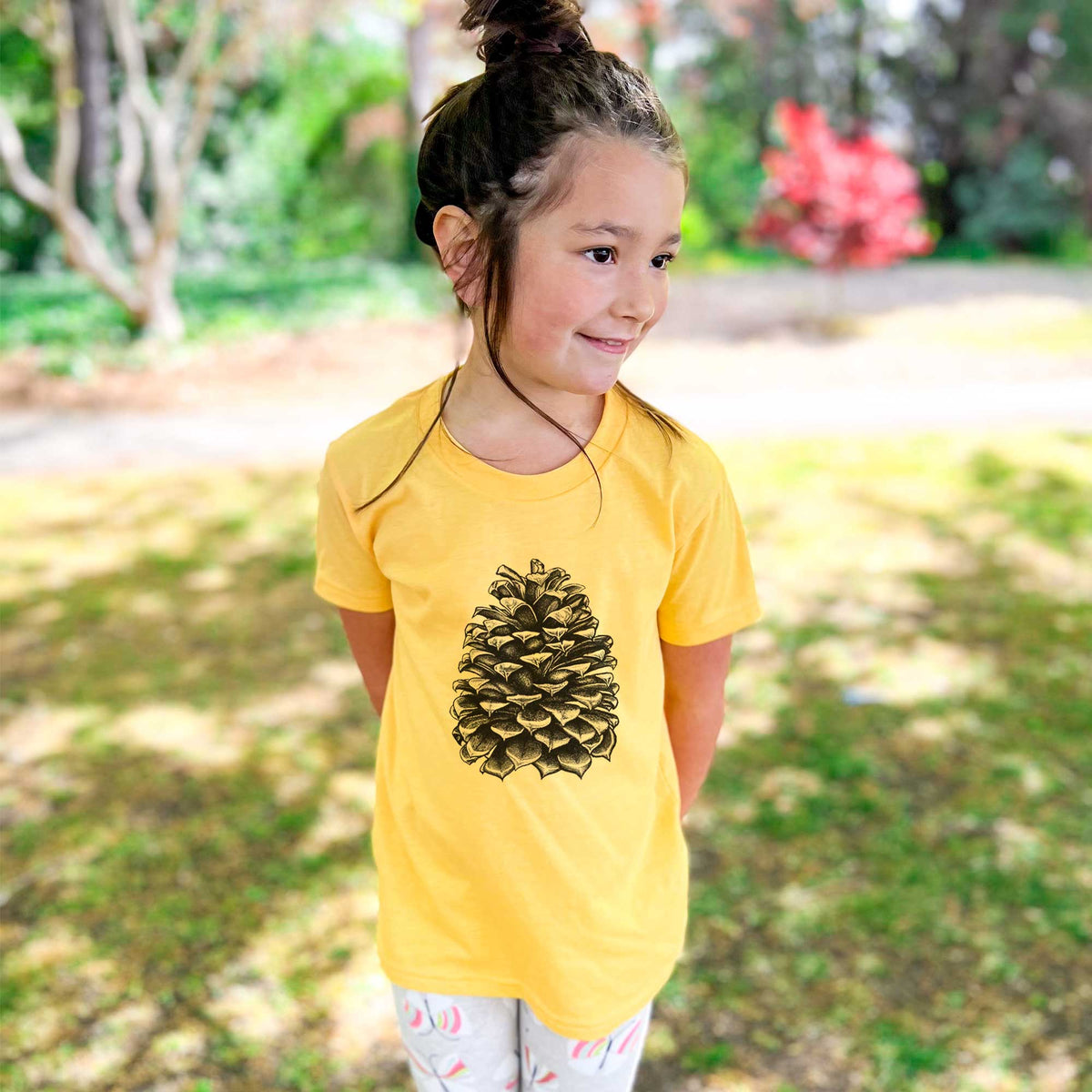 Pinus Jeffreyi - Jeffrey Pine Cone - Kids Shirt