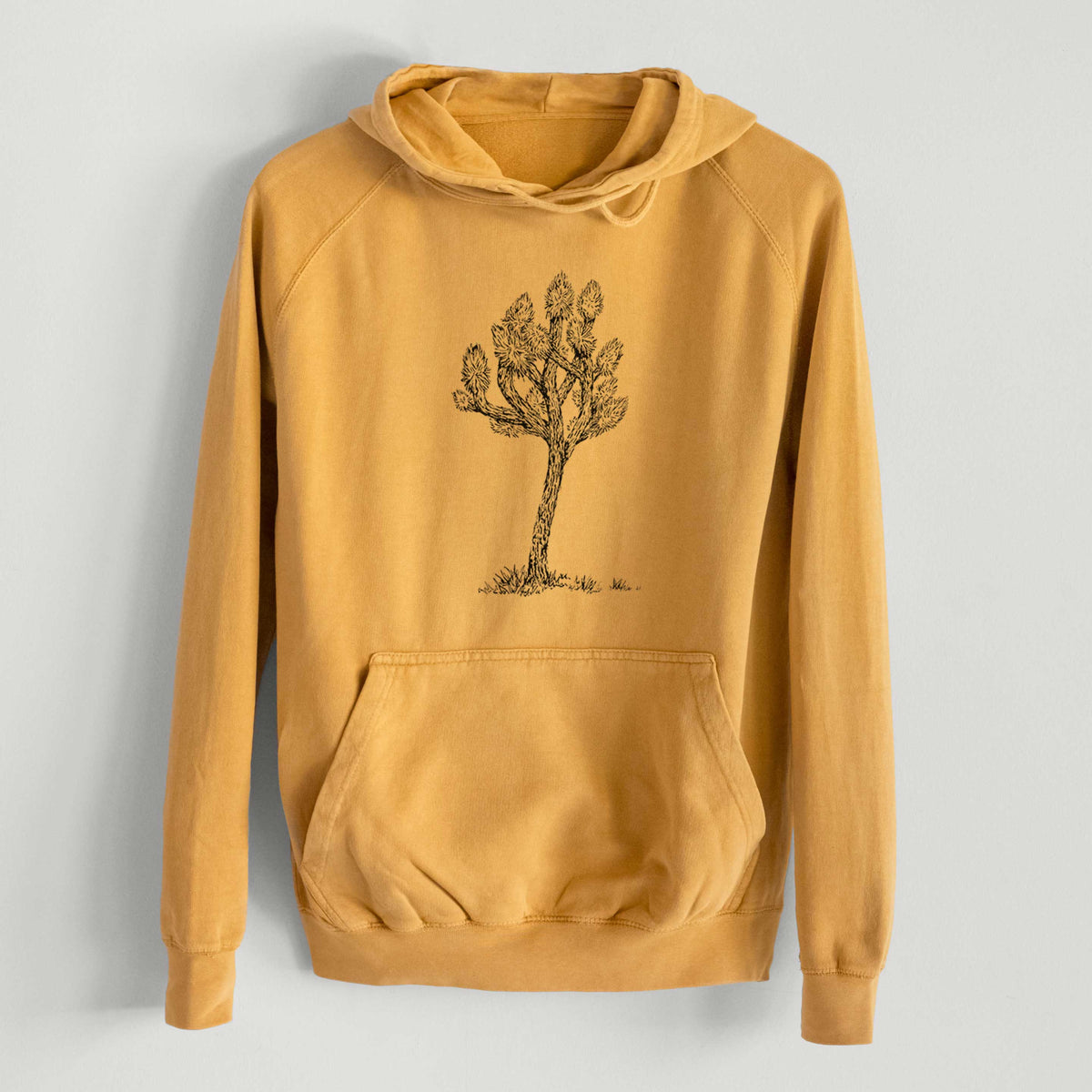 Yucca brevifolia - Joshua Tree  - Mid-Weight Unisex Vintage 100% Cotton Hoodie