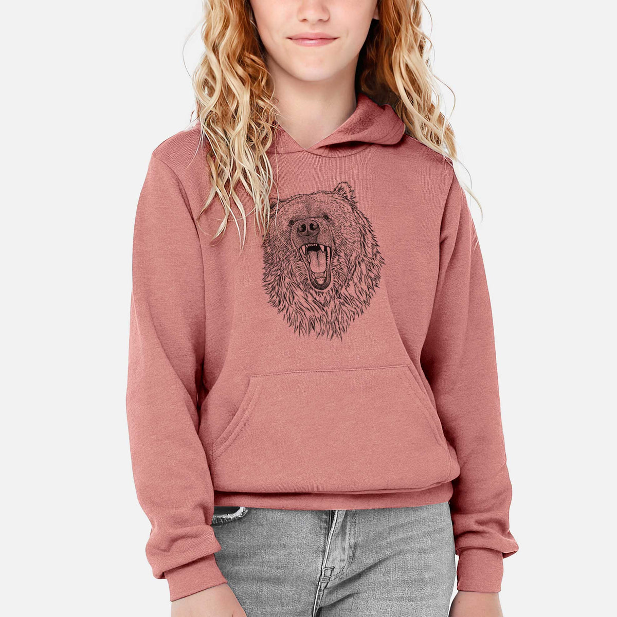 Ursus arctos - Kodiak Bear - Youth Hoodie Sweatshirt