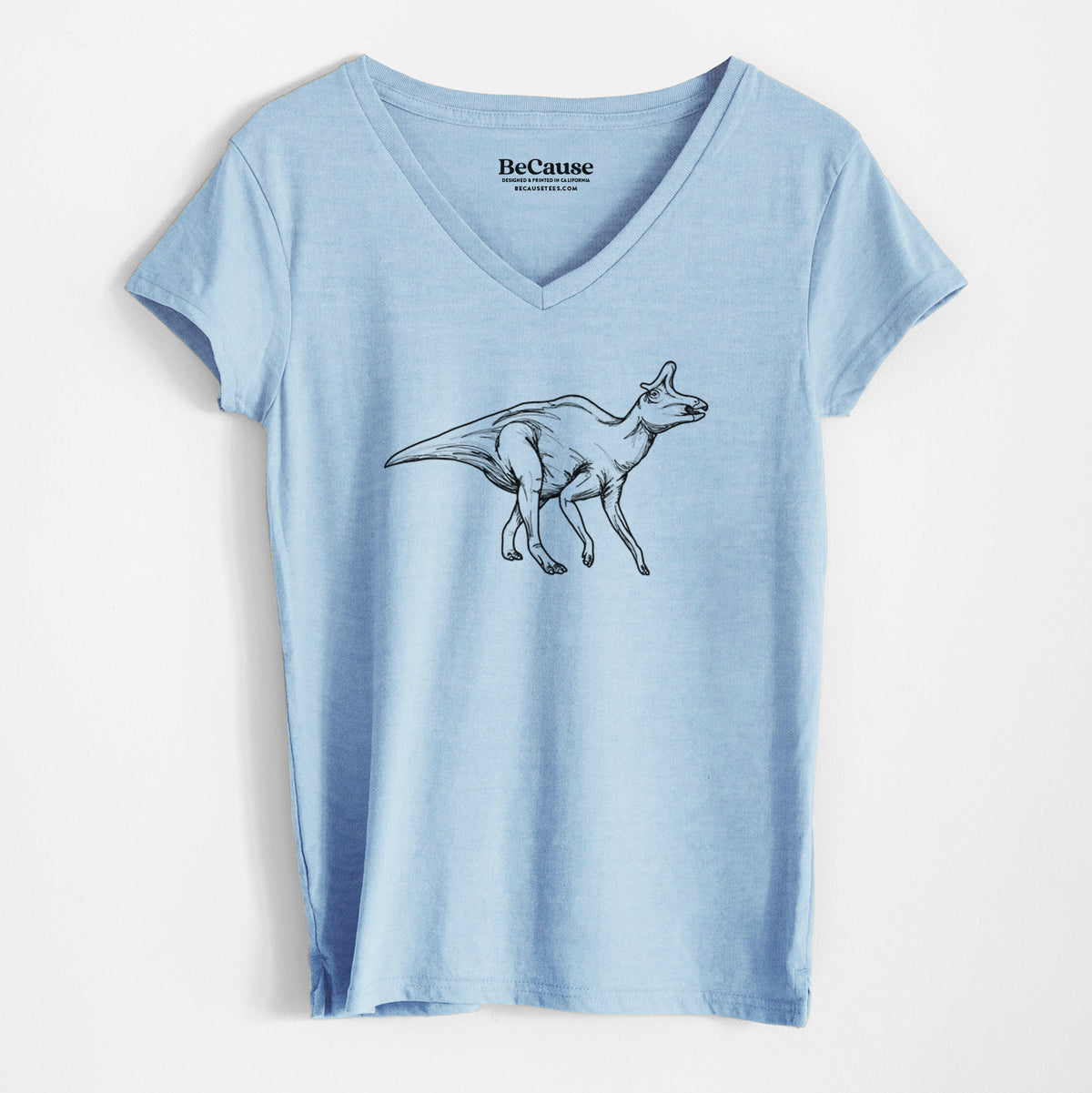 Lambeosaurus Lambei - Women&#39;s 100% Recycled V-neck