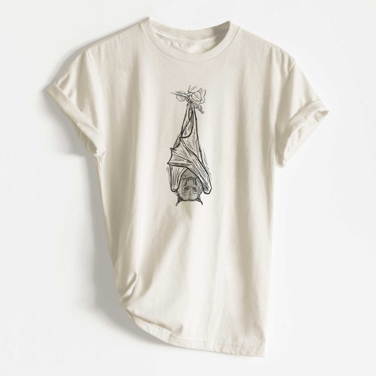 Pteropus vampyrus - Large Flying Fox - Unisex Recycled Eco Tee  - CLOSEOUT - FINAL SALE