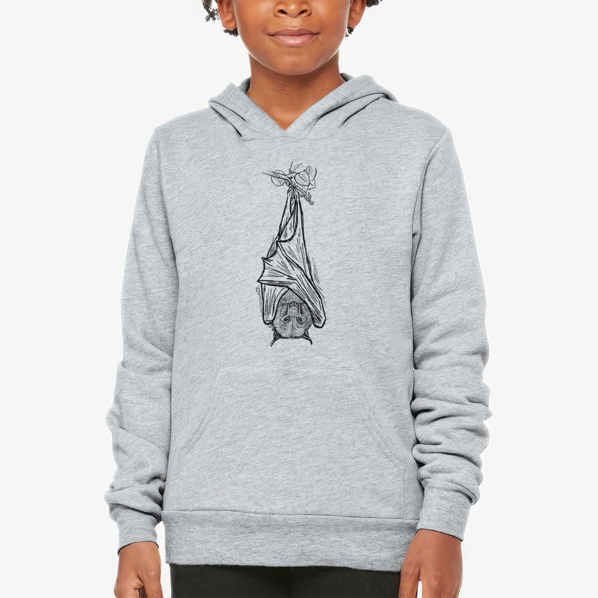 Pteropus vampyrus - Large Flying Fox - Youth Hoodie Sweatshirt