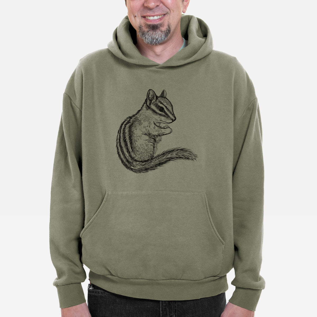 Chipmunk - Neotamias minimus  - Bodega Midweight Hoodie