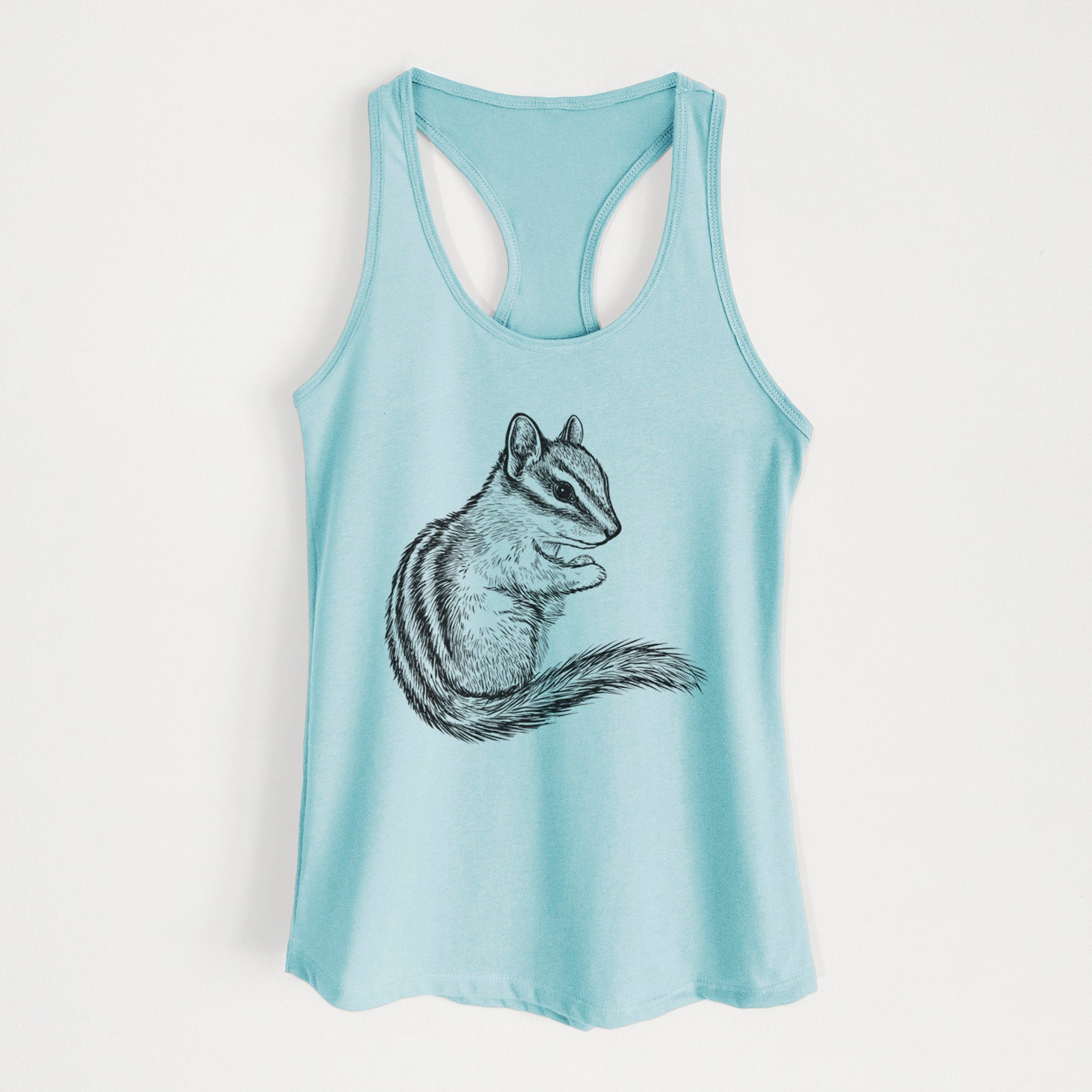Chipmunk - Neotamias minimus - Women's Racerback Tanktop