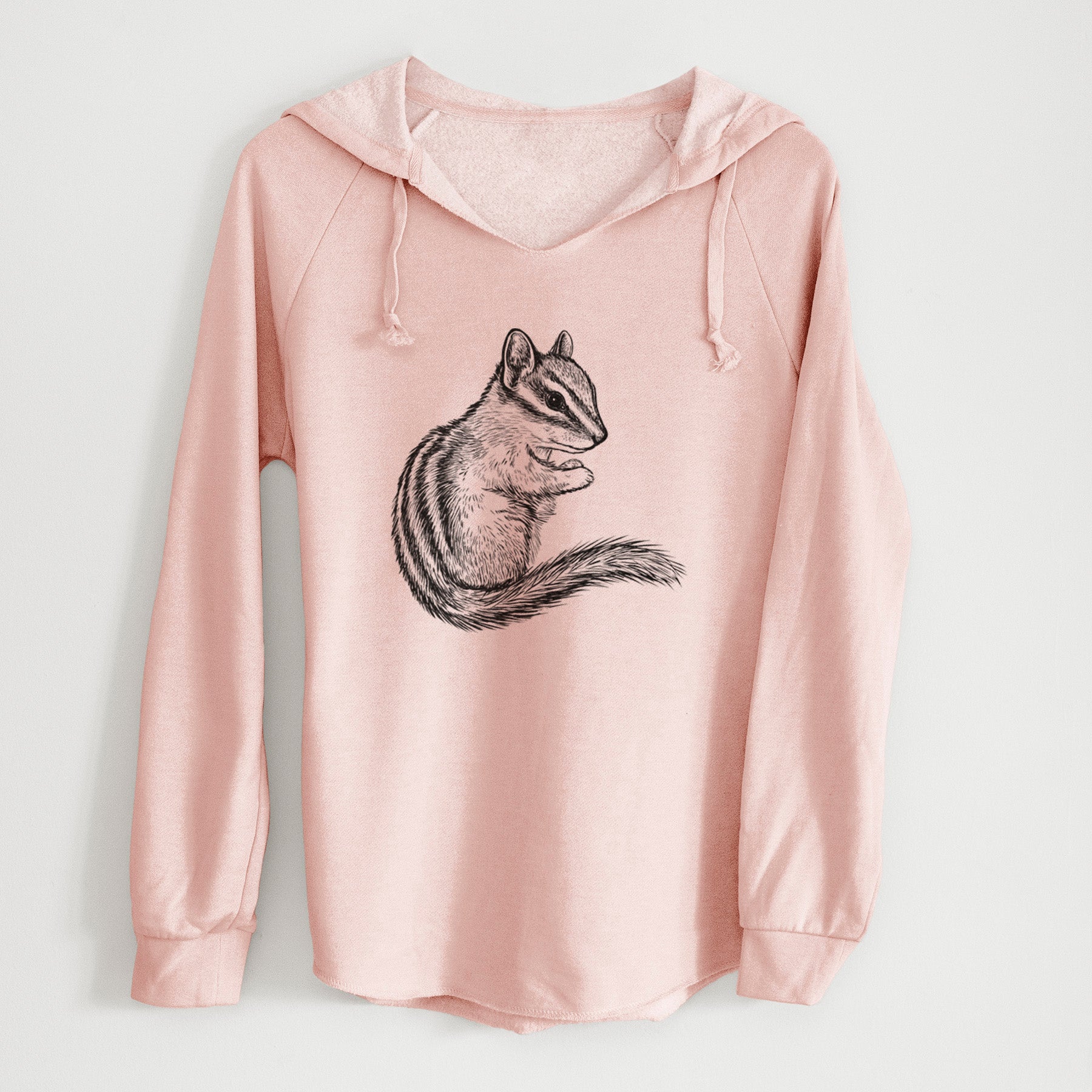 Chipmunk - Neotamias minimus - Cali Wave Hooded Sweatshirt