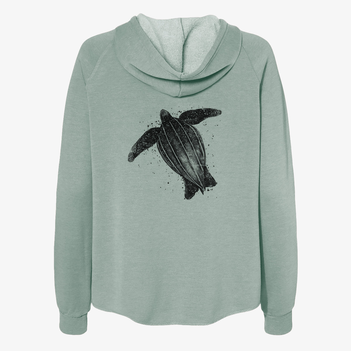 Leatherback - Dermochelys coriacea - Women&#39;s Cali Wave Zip-Up Sweatshirt