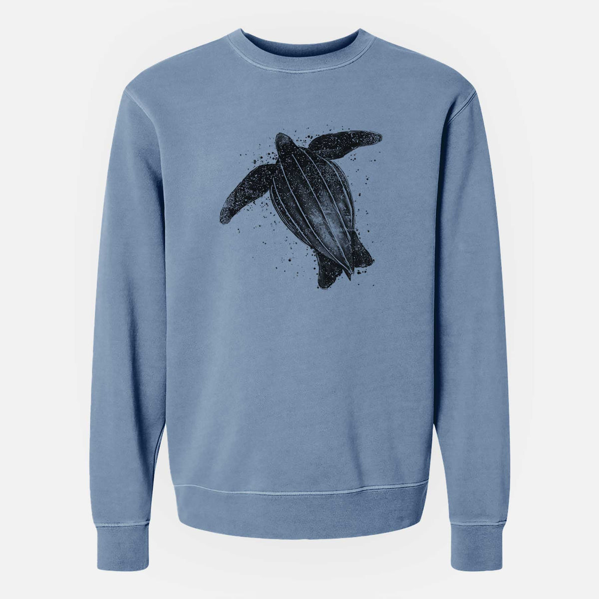 Leatherback - Dermochelys coriacea - Unisex Pigment Dyed Crew Sweatshirt