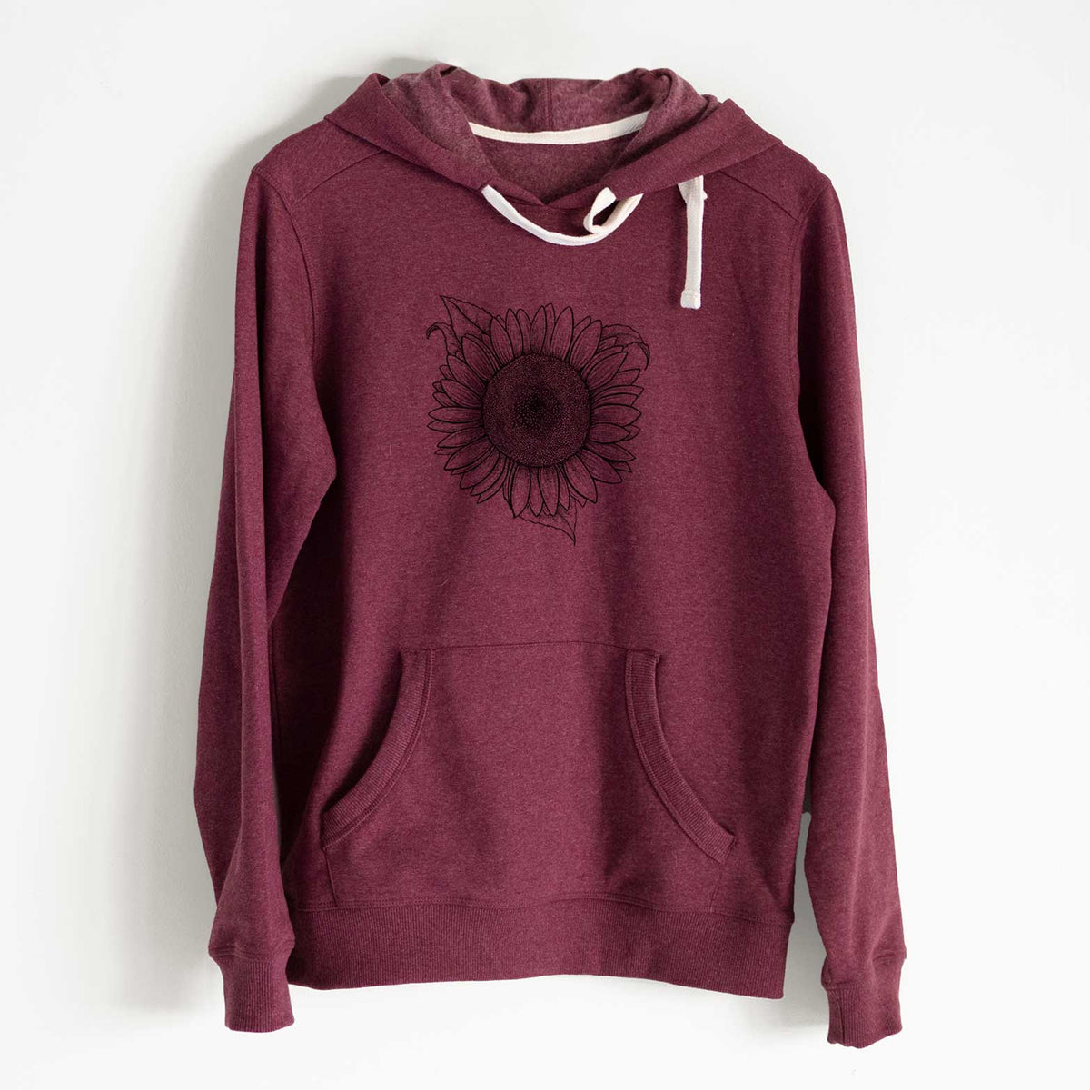 Lemon Queen Sunflower - Helianthus Annuus - Unisex Recycled Hoodie - CLOSEOUT - FINAL SALE
