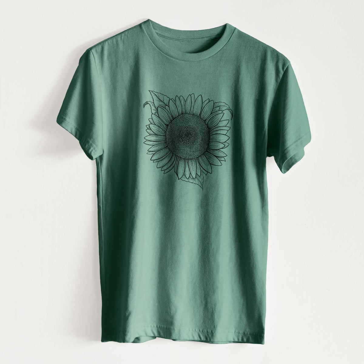 Lemon Queen Sunflower - Helianthus Annuus - Unisex Recycled Eco Tee  - CLOSEOUT - FINAL SALE