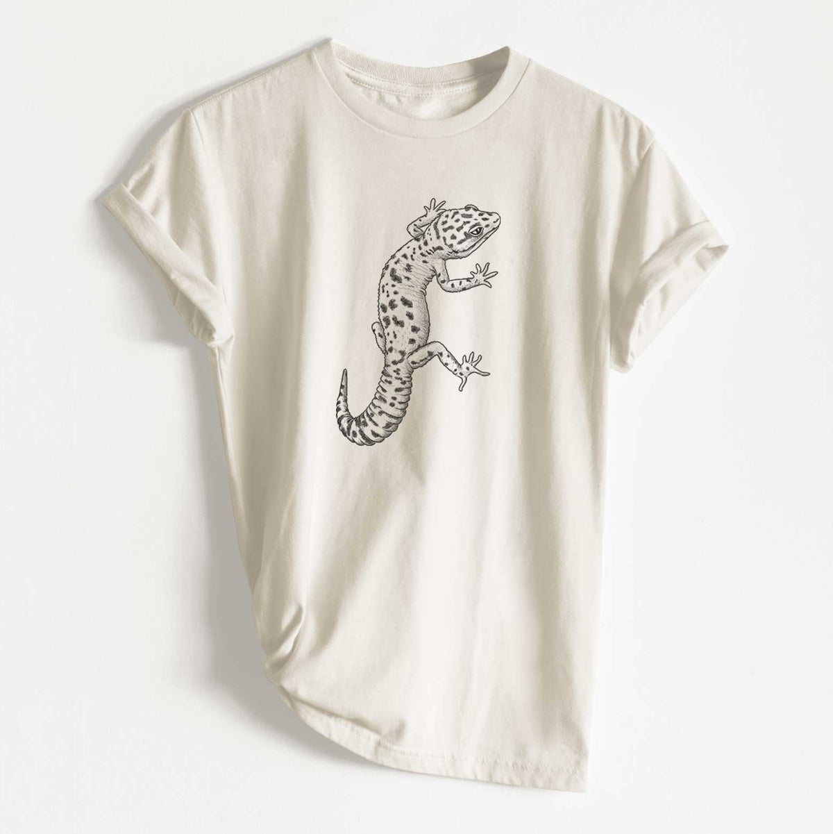 Eublepharis macularius - Leopard Gecko - Unisex Recycled Eco Tee  - CLOSEOUT - FINAL SALE