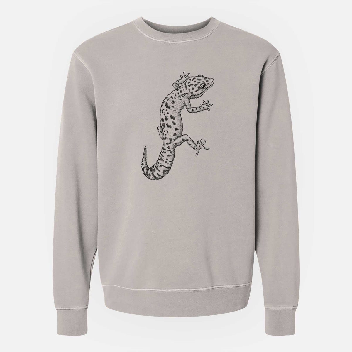 Eublepharis macularius - Leopard Gecko - Unisex Pigment Dyed Crew Sweatshirt