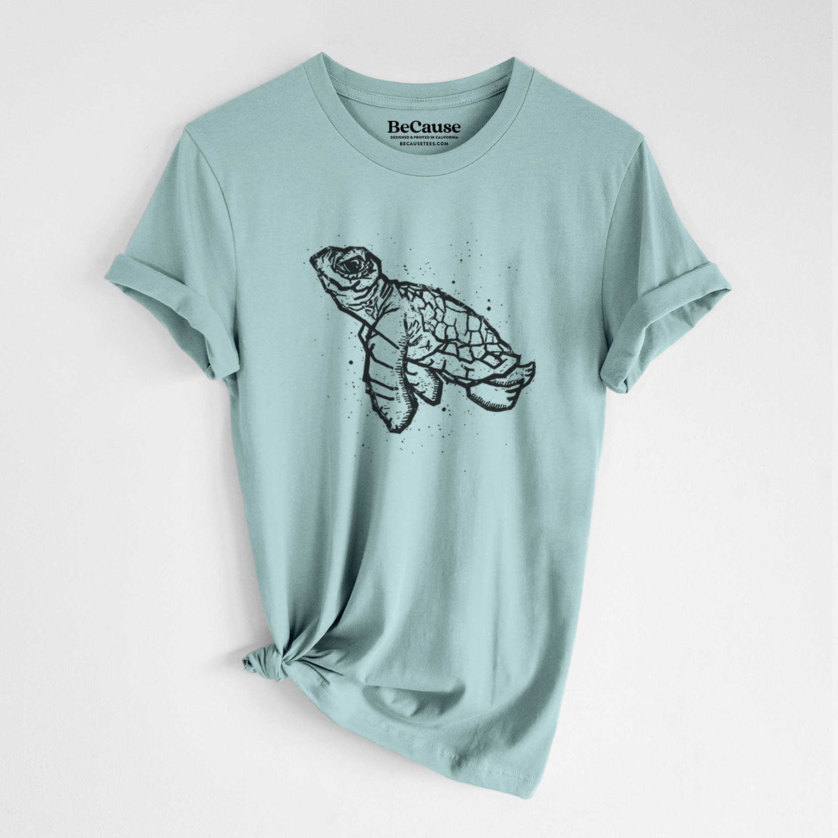 Baby Sea Turtle - Lightweight 100% Cotton Unisex Crewneck