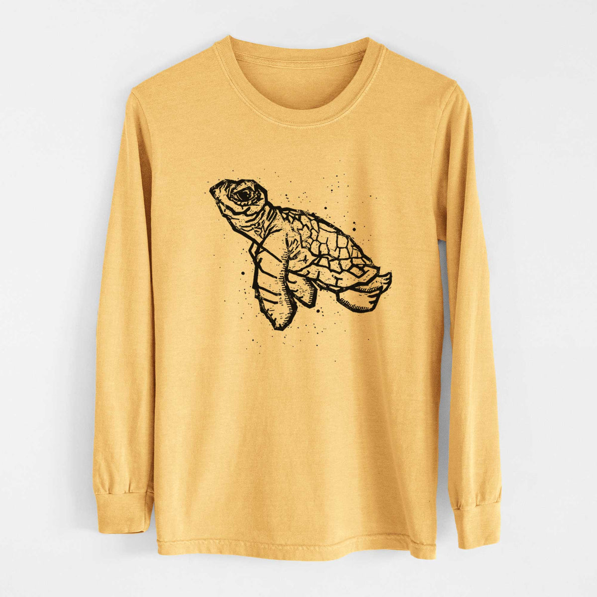 Baby Sea Turtle - Heavyweight 100% Cotton Long Sleeve