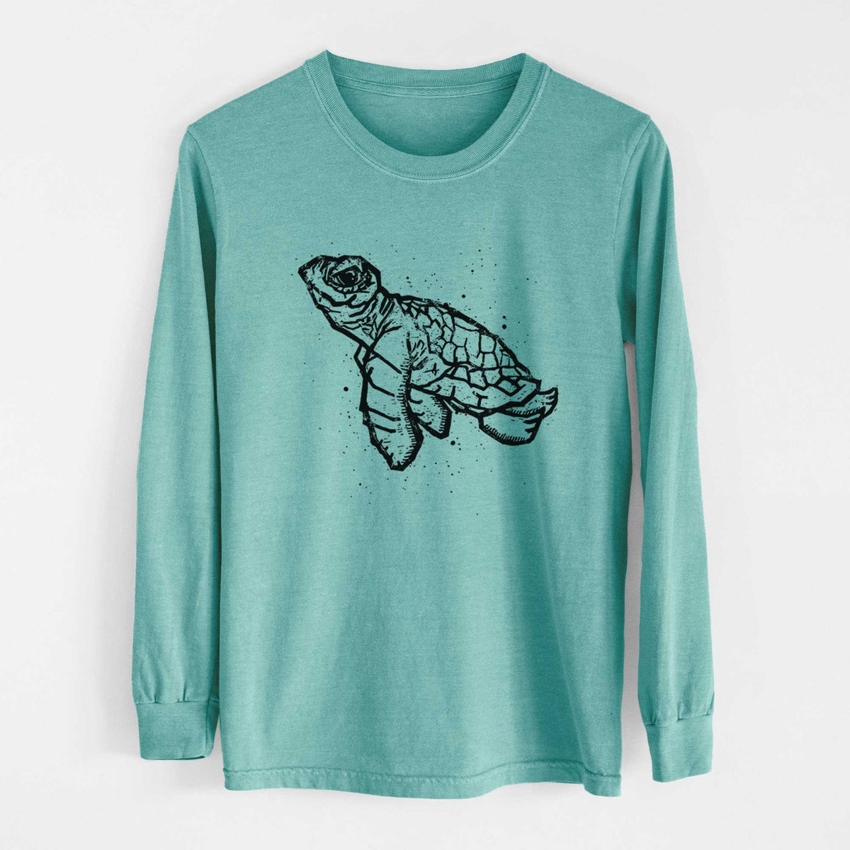 Baby Sea Turtle - Heavyweight 100% Cotton Long Sleeve
