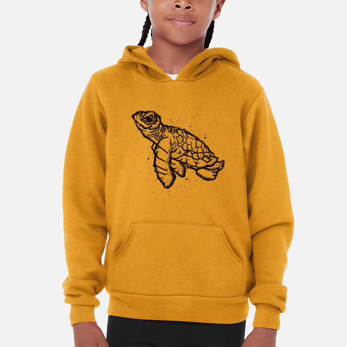 Baby Sea Turtle - Youth Hoodie Sweatshirt