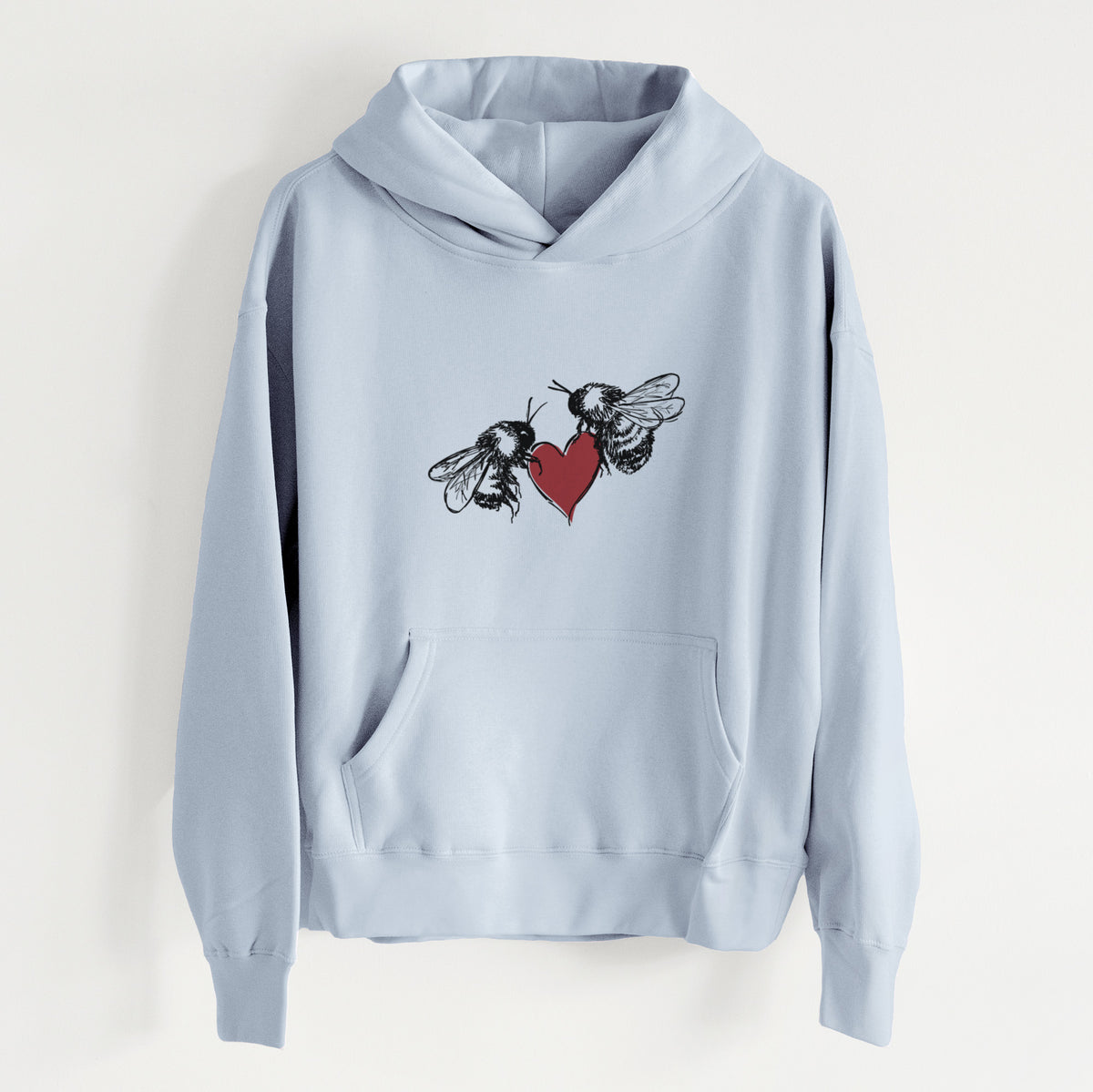Love Bees - Women&#39;s Heavyweight Relaxed Hoodie