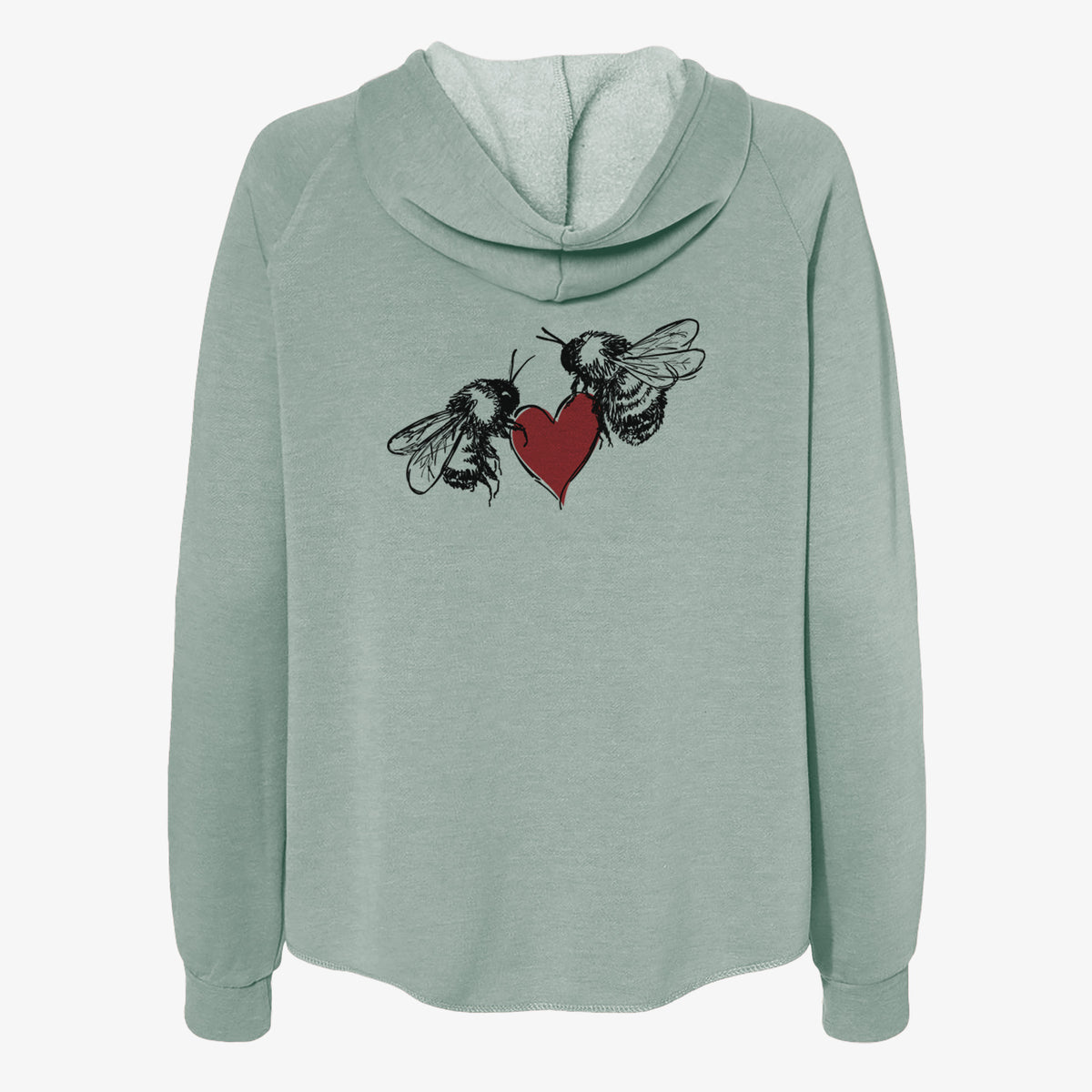 Love Bees - Women&#39;s Cali Wave Zip-Up Sweatshirt
