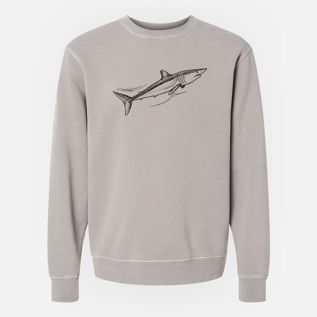 Mako Shark - Unisex Pigment Dyed Crew Sweatshirt