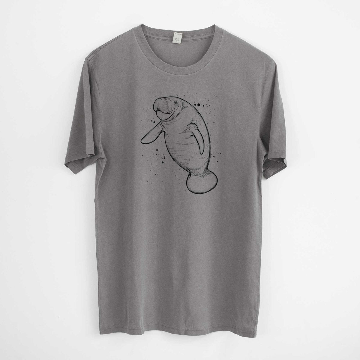 Manatee -  Mineral Wash 100% Organic Cotton Short Sleeve